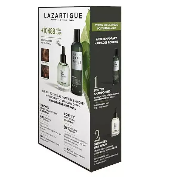 Lazartigue Coffret Anti-chute Progressive Sérum 50ml et Shampooing 250ml