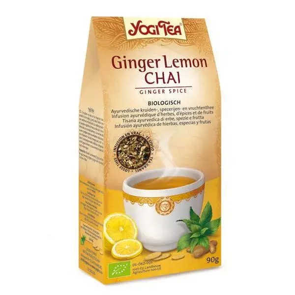 Yogi lemon ginger Tea bulk 90g