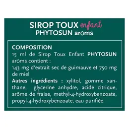 Phytosun Arôms Sirop Toux Enfant 120ml