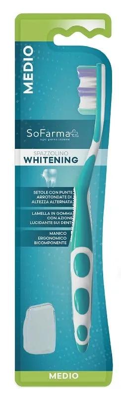 Sofarmapiù Spazzolino Whitening Setole Medie 1 Pezzo