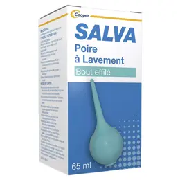 Salva Poire à Lavement Auriculaire Bout Effilé Poire 65ml