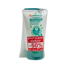 Puressentiel Circulation Gel Ultra Frais 17 Huiles Essentielles Lot de 2 x 125ml