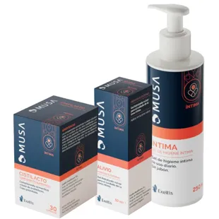 Musa Relief Gel Hidratante Cuidado Íntimo 50 ml + Cistilact Saúde Urinária 30 Cápsulas + Gel de Higiene Íntima 250 ml