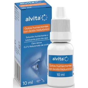 Alvita Moisturizing Drops with Hyaluronic Acid 10 ml