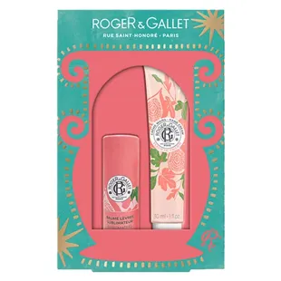 Roger&Gallet Duo Box Fiore di Fico, Balsamo Labbra e Crema Mani 30ml