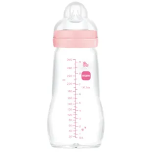 MAM Feel Good Crystal Bottle Medium Flow Matte Pink 2-4m 260 ml
