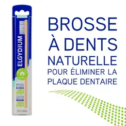 Elgydium Anti-Plaque Brosse à Dents en Bois Medium