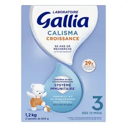 Gallia Calisma Croissance Lait 3ème Age 1,2Kg