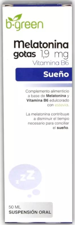 b-green Sueño Melatonina + Vitamina B6 Gotas 50 ml