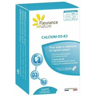 Fleurance Nature Calcium Vit. D3 and K2 60 Tablets