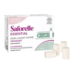 Saforelle® Essential  - Soin Lavant Intime Apaisant à Reconstiuer - Boîte de Recharge