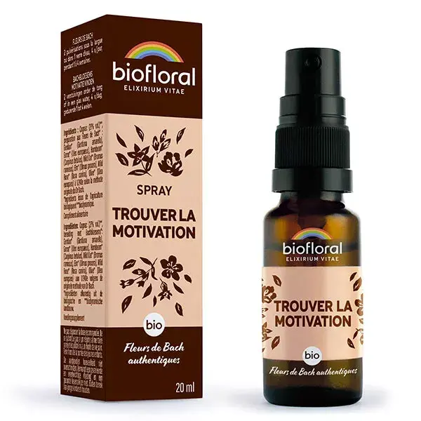 Biofloral Trouver La Motivation Spray Bio Demeter Spray Emotions 20 Ml