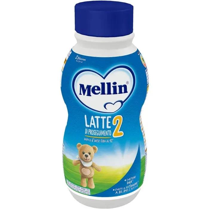 Mellin 2, Latte di Proseguimento, Latte Liquido dal 6° al 12° Mese Compiuto, 500ml