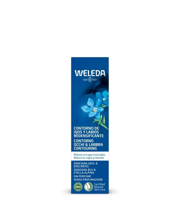 Weleda Crema Contouring Occhi e Labbra con Blu Genziana e Stella Alpina 10 ml