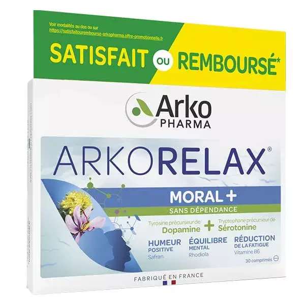 Arkopharma Arkorelax Moral+ 30 tablets