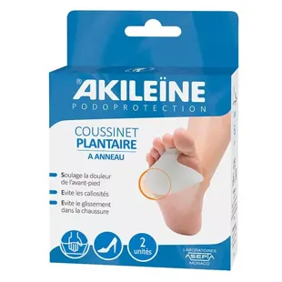 Akileine Cuscinetto Plantare Anello Confezione da 2