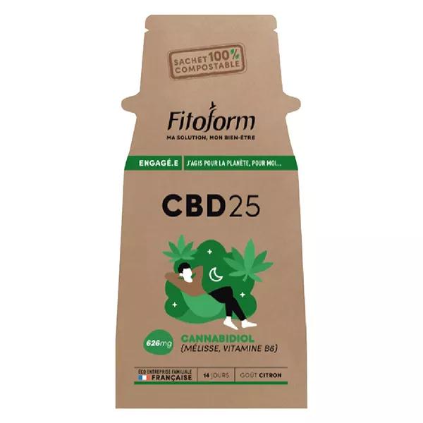 Fitoform CBD25 Toronjil Vitamina B6 Ecopack 14 pastillas