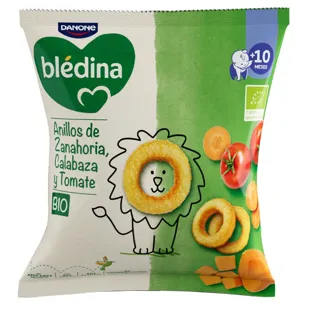 Blédina Snack Carrot, Pumpkin and Tomato Rings BIO +10m 20 gr