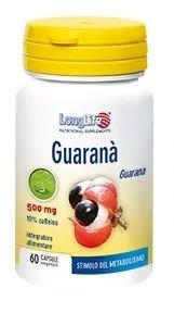 LongLife Guarana 500 mg Integratore 60 Capsule Vegetali