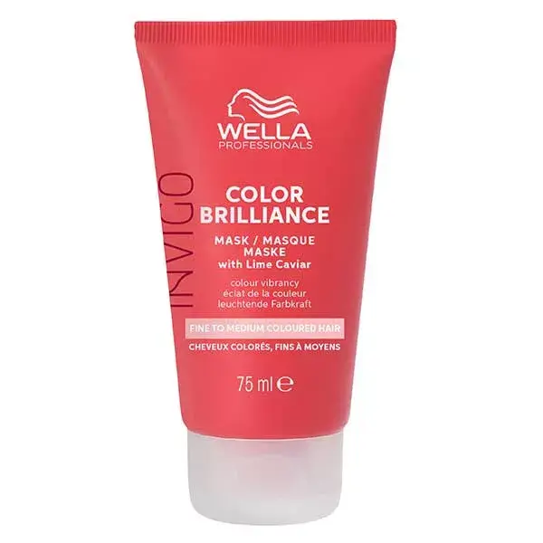 Wella Professionals Invigo Color Brilliance Masque cheveux pour cheveux colorés fins à moyens 75ml