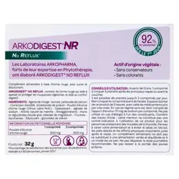 Arkopharma Arkodigest No Reflux 16 comprimés