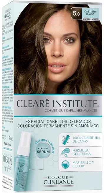 Cleare Institute Colour Clinuance CCheiroação Permanente Clinuance Permanente Cabelos delicados 50 Castanho Claro