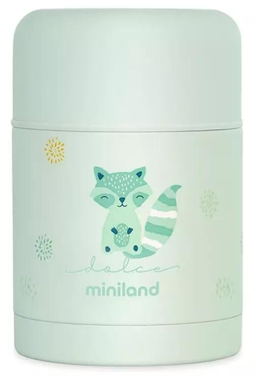 Miniland Termo para Alimentos Silky Verde Menta 600 ml