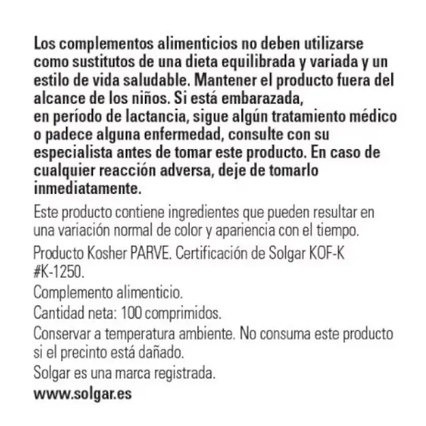Solgar calcium / magnesium citrate 0 tablets