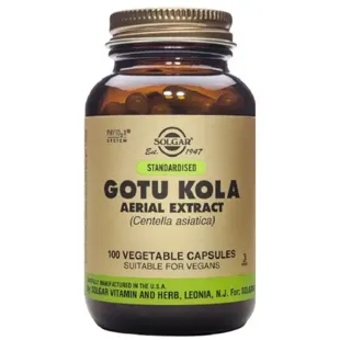 Solgar SPF Gotu Kola 100 Vegetable Capsules