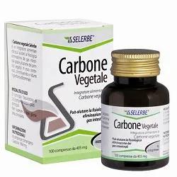 Selerbe Carbone Vegetale Integratore 100 Compresse