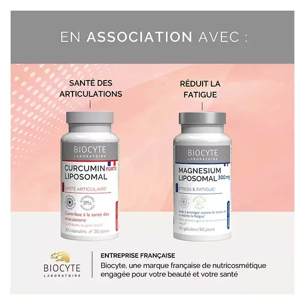 Biocyte Oméga 3-6-9  Bien-Être Huiles végétales 60 Capsules