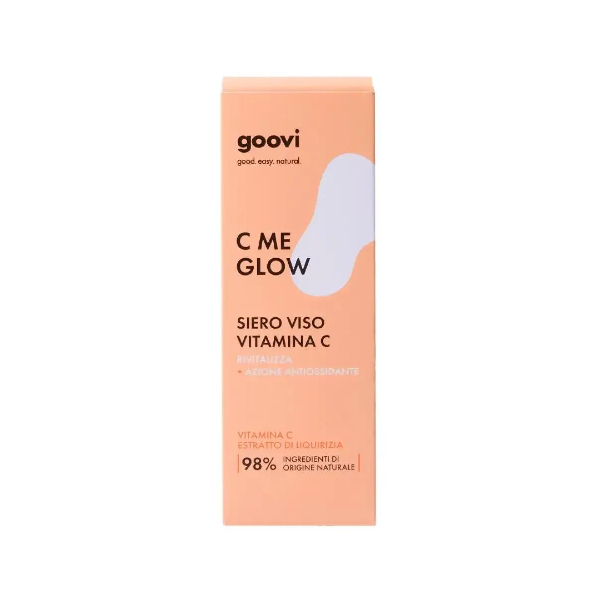 Goovi C Me Glow Siero Vitamina C Trattamento Viso Antiossidante 30 ml