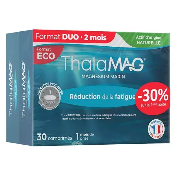 Thalamag Equilibre Magnesio Marino Lote de 2 x 30 comprimidos