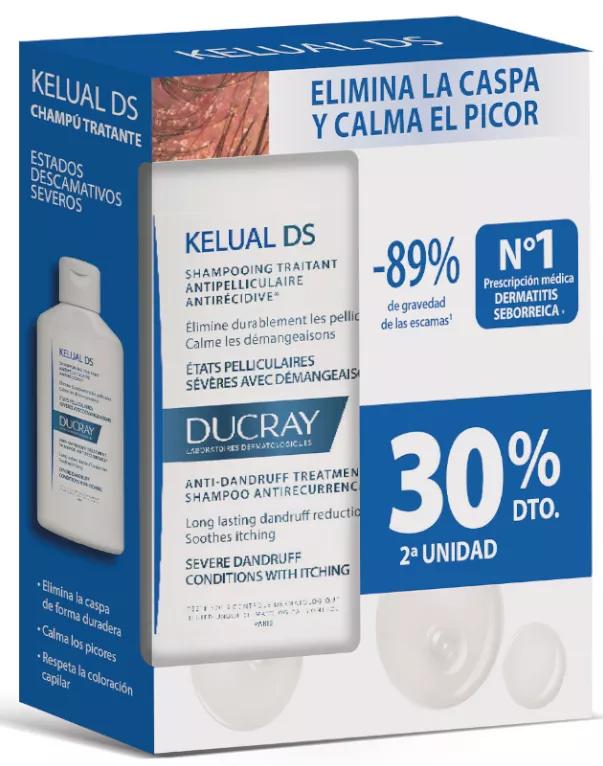 Ducray Kelual DS Anti-Dandruff Shampoo 2x100 ml