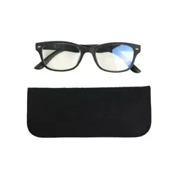 Lunettes Reflets Bleus Adulte Noir