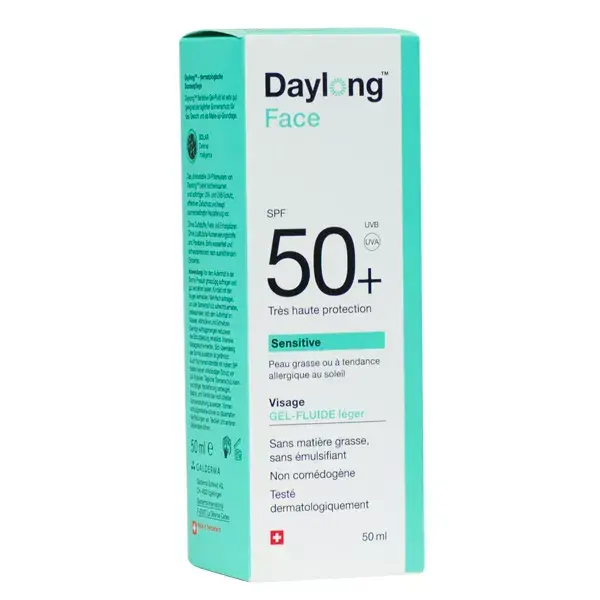 Daylong Face Sensitive Gel-Fluido Leggero SPF50+ Alta Protezione 50ml