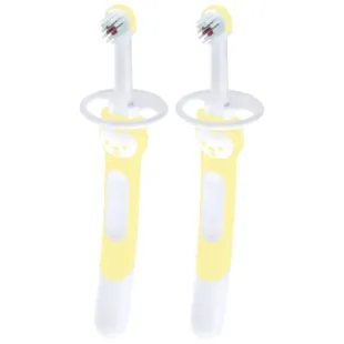 MAM Baby Learning Toothbrush +5m Neutral 2 pcs