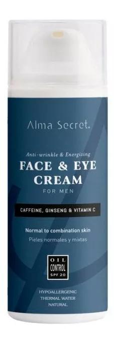Alma Secret Creme Facial/Contorno Olhos para Homem SPF20 50ml