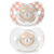 Suavinex Wild&amp;Free Night Pacifier Physiological Silicone Teat SX Pro Pink 0-6m 2 pcs