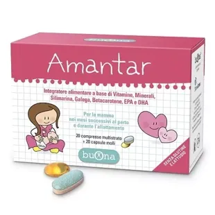 Buona Amantar 20 Multilayer Tablets + 20 Soft Capsules