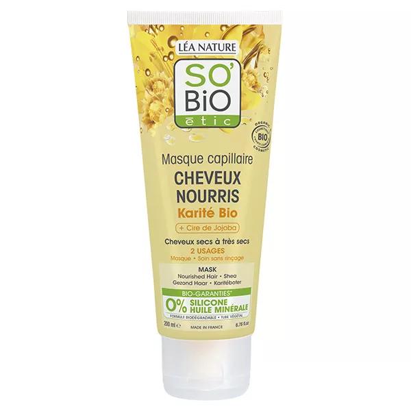 So'Bio Étic Masque Cheveux Nourris Karité Bio 200ml