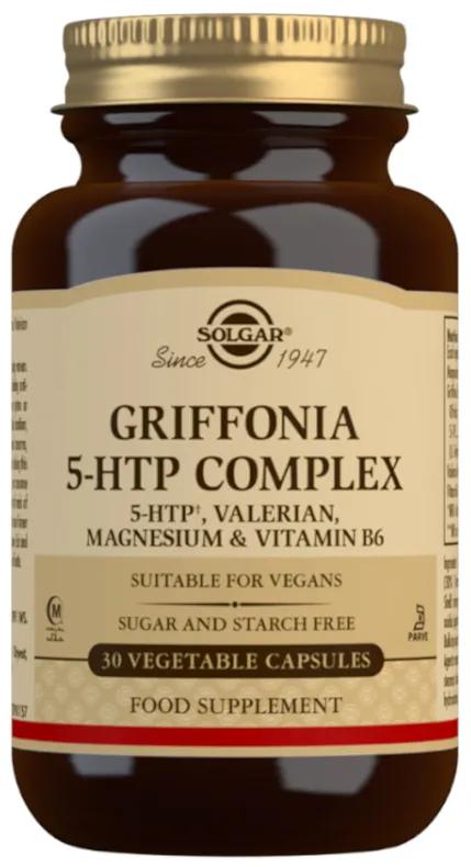 Solgar Griffonia 5-HTP-complex 30 plantaardige capsules