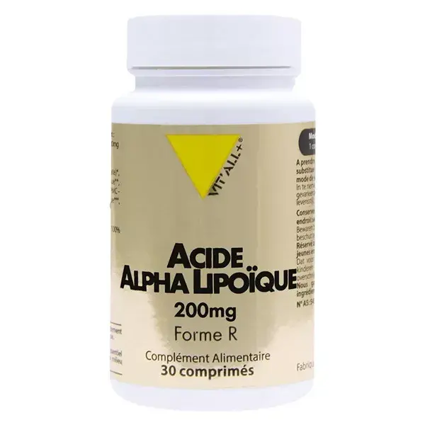 Vit'all+ Acide Alpha Lipoïque 200mg 30 comprimés