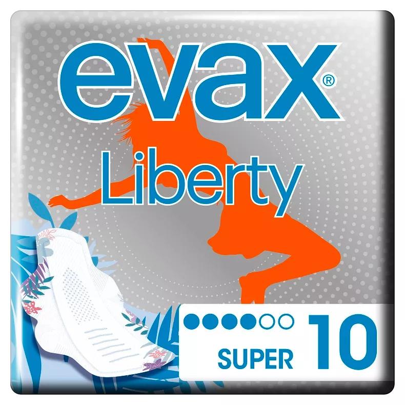 Evax Compresas Liberty Super Alas 10 uds