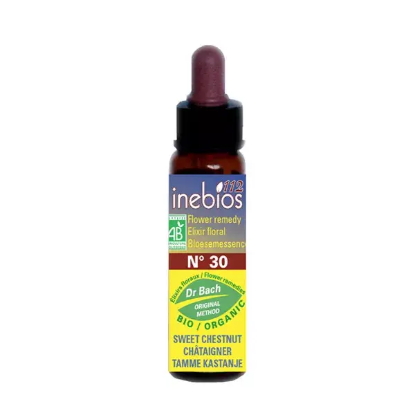 Inebios Fleur de Bach n°30 Sweet Chestnut - Chataignier Bio 10ml