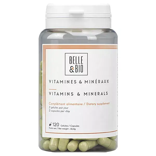 Belle & Bio Vitamins and Minerals 120 capsules