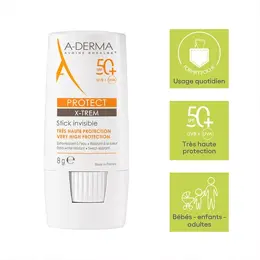 A-Derma Protect X-Trem Stick Invisible Très Haute Protection SPF50+ 8g