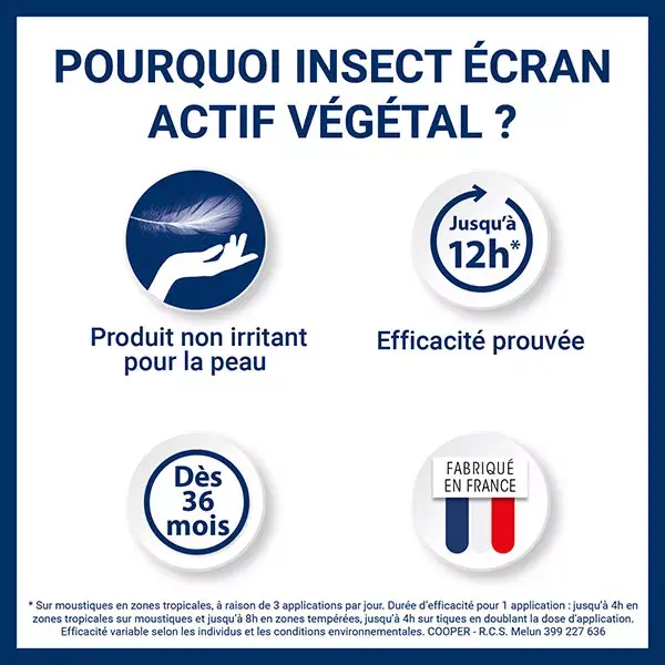Insect Ecran Anti-Moustiques Spray Actif Végétal 100ml