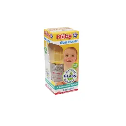 Nuby Biberon Verre Orange +0m 60ml