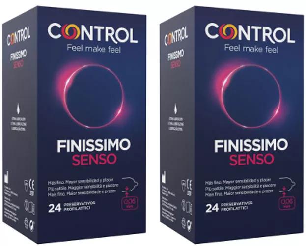 Control Finissimo Senso Préservatifs 2x24 unités